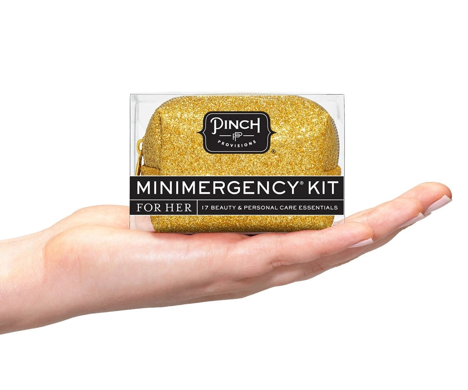 MINIMERGENCY KIT-GOLD GLITTER