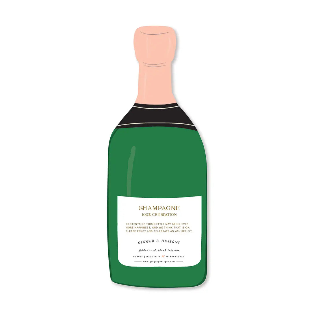 A TOAST TO YOU CHAMPAGNE CONGRATULATIONS GREETING CARD