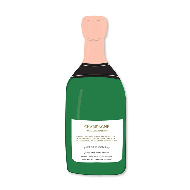 A TOAST TO YOU CHAMPAGNE CONGRATULATIONS GREETING CARD