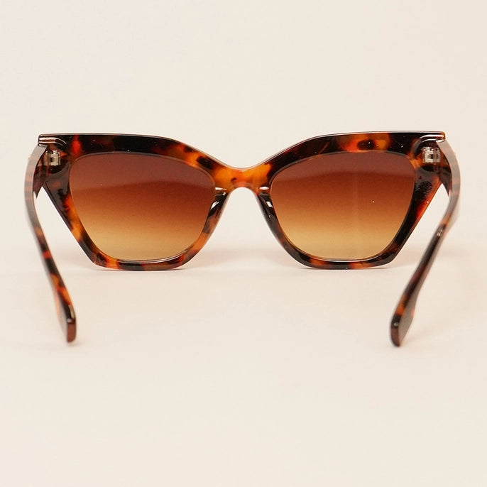 OVERSIZED BUTTERFLY MIRRORED SUNGLASSES