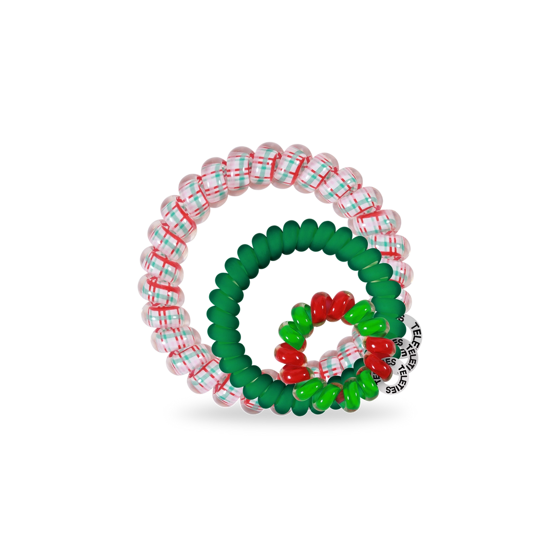 HOLIDAY CANDY HAIR TIE GIFT SET