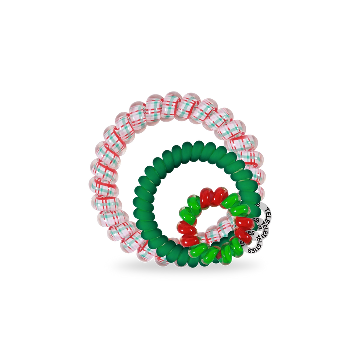 HOLIDAY CANDY HAIR TIE GIFT SET