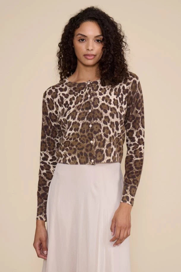 ILANA CARDIGAN-LEOPARD