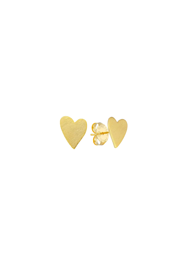 AMORES STUD EARRINGS - 18K GOLD PLATED