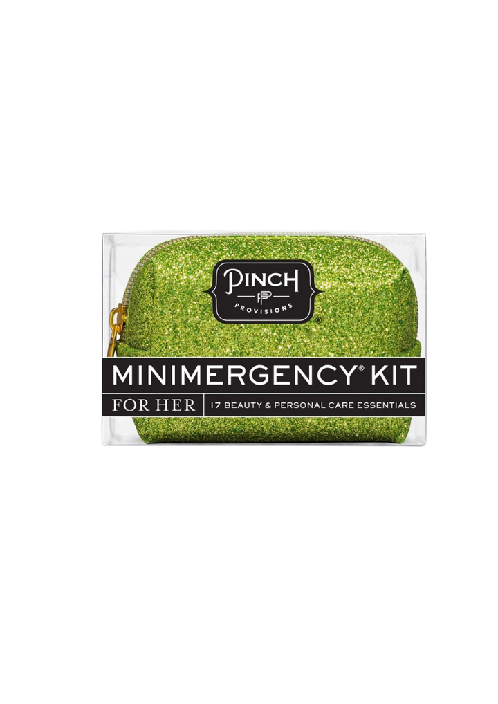 MINIMERGENCY KIT-CHARTREUSE GLITTER