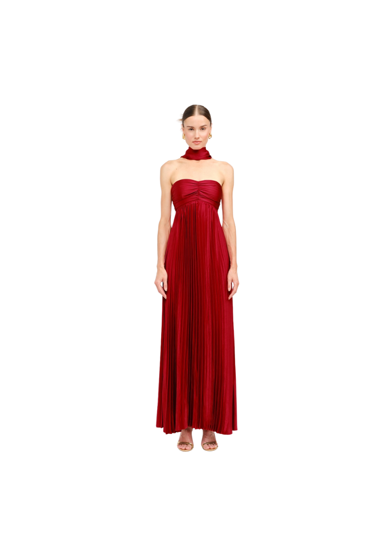 ASTER DRESS-RED