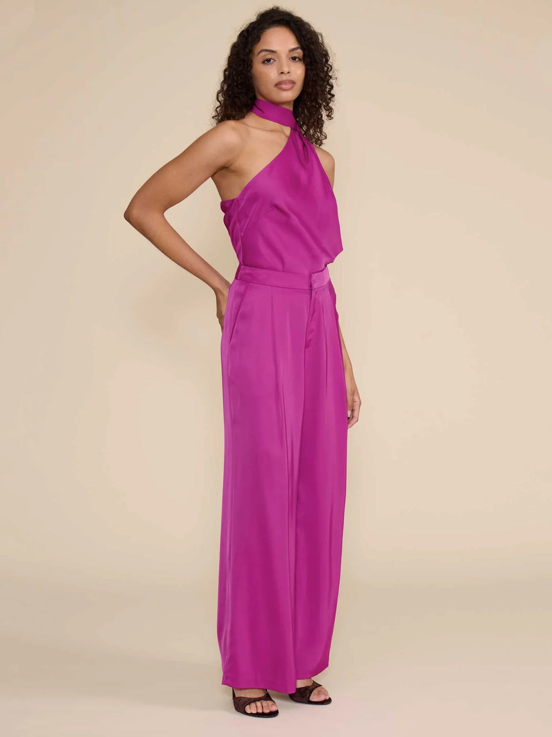 REGINA PANT-MAGENTA