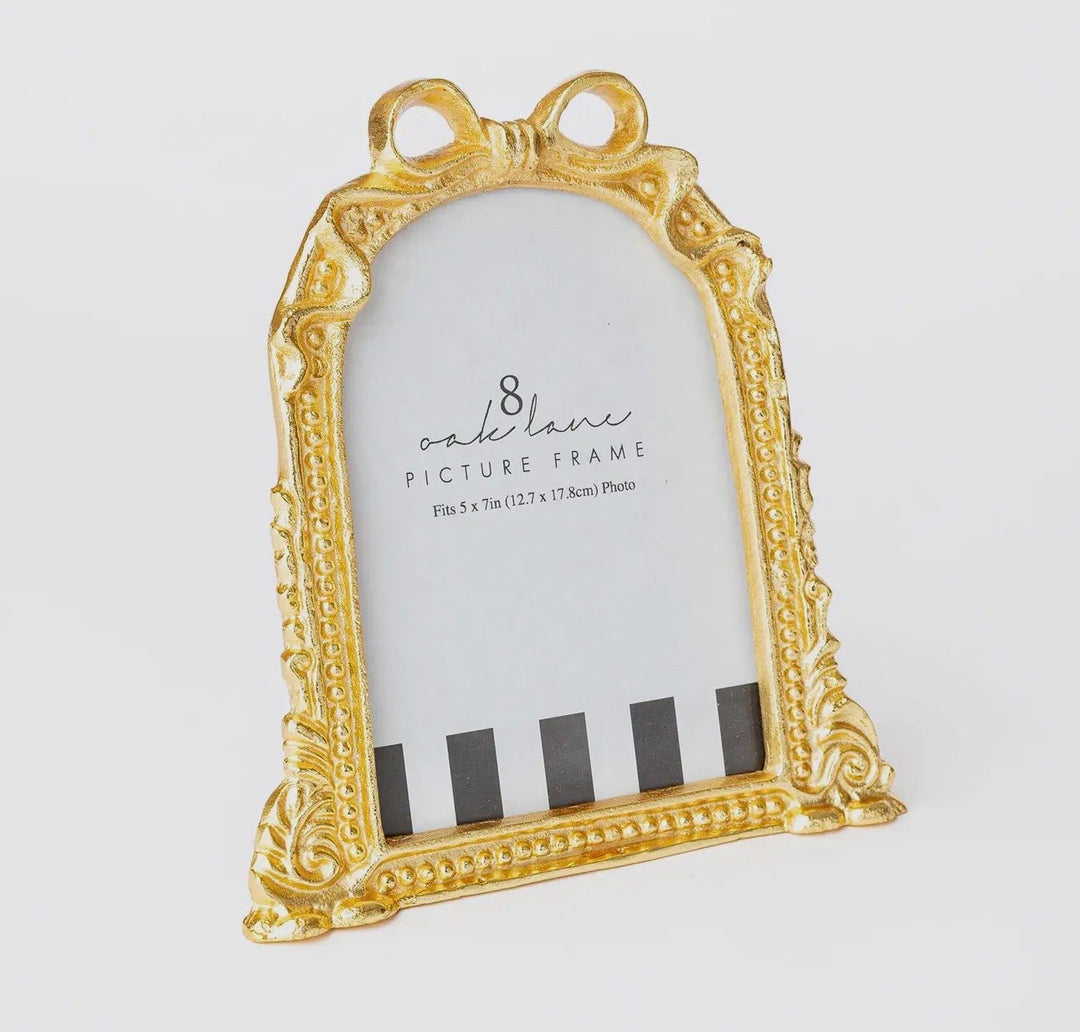 GOLD RIBBON PICTURE FRAME