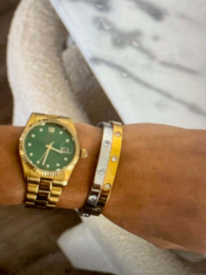 LUXE BANGLE-SILVER
