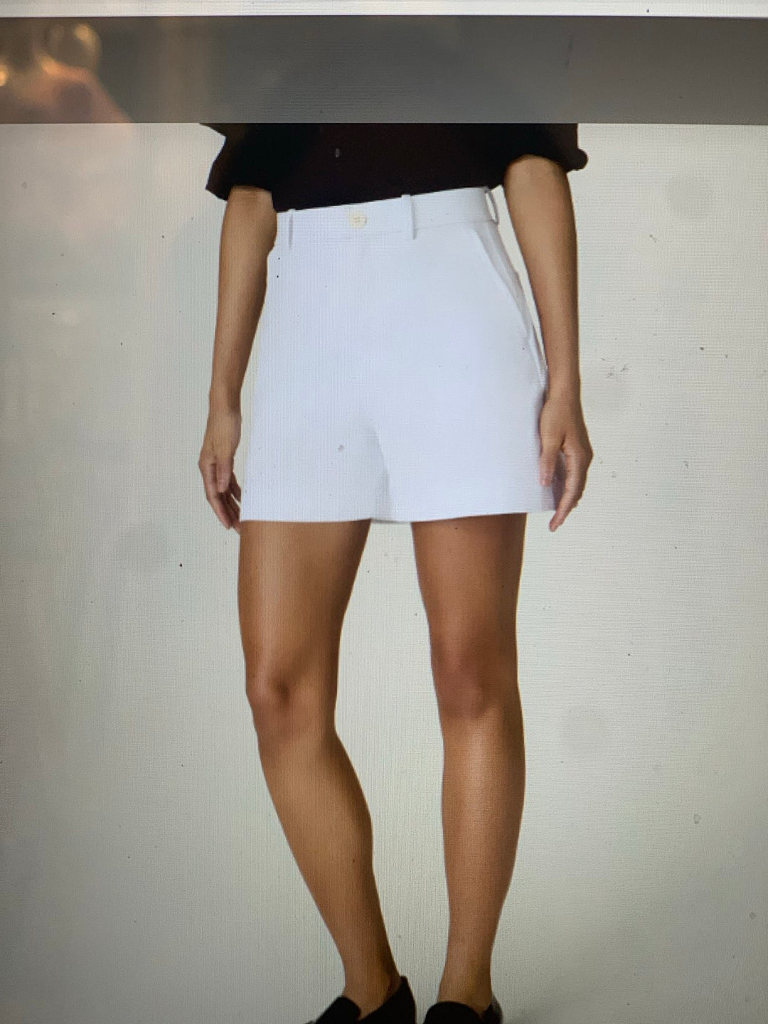 SPANXSUPERSMOOTH STRETCH TWILL SHORT 5”-CLASSIC WHITE