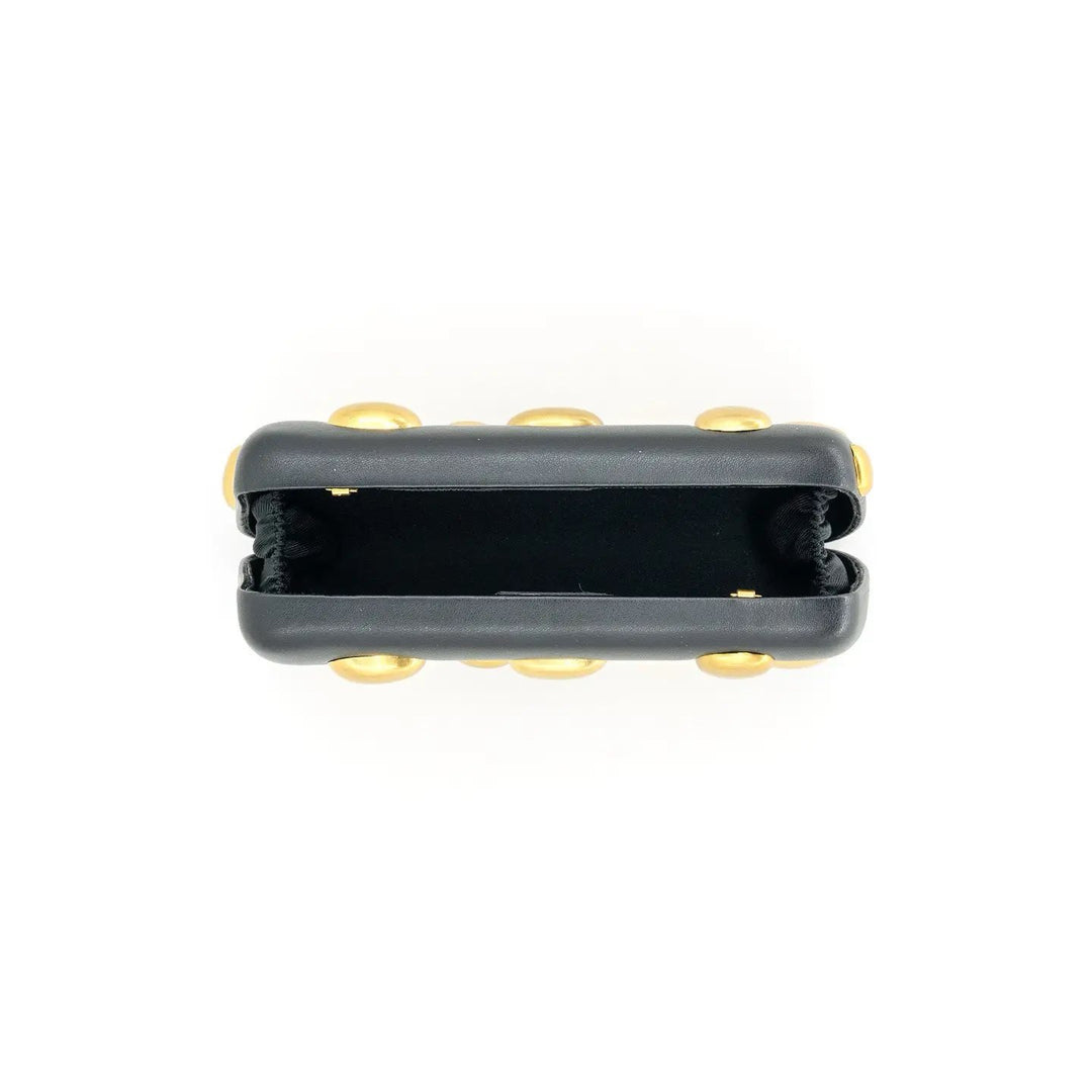 LUNA CLUTCH-BLACK/GOLD