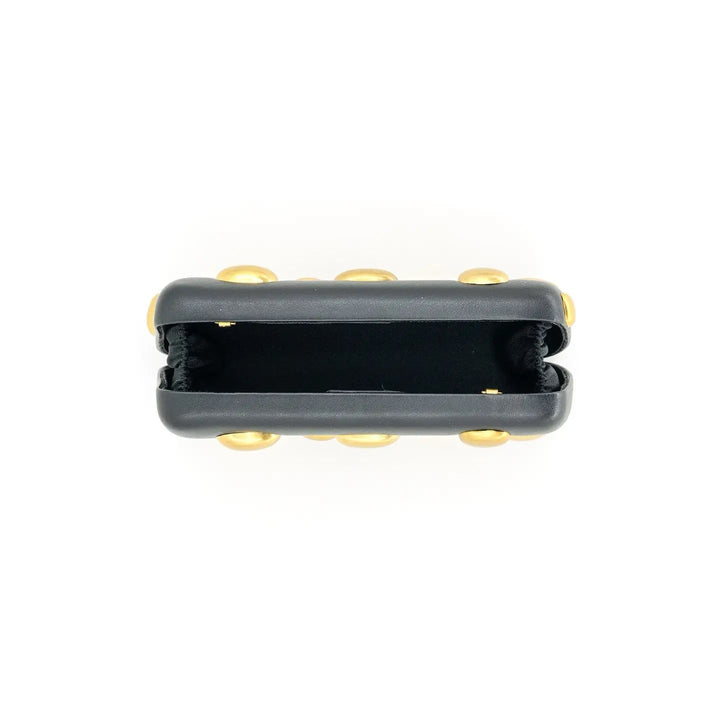 LUNA CLUTCH-BLACK/GOLD