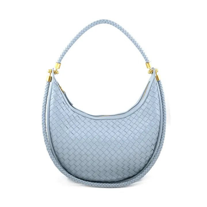 TOP HANDLE BAG-BLUE