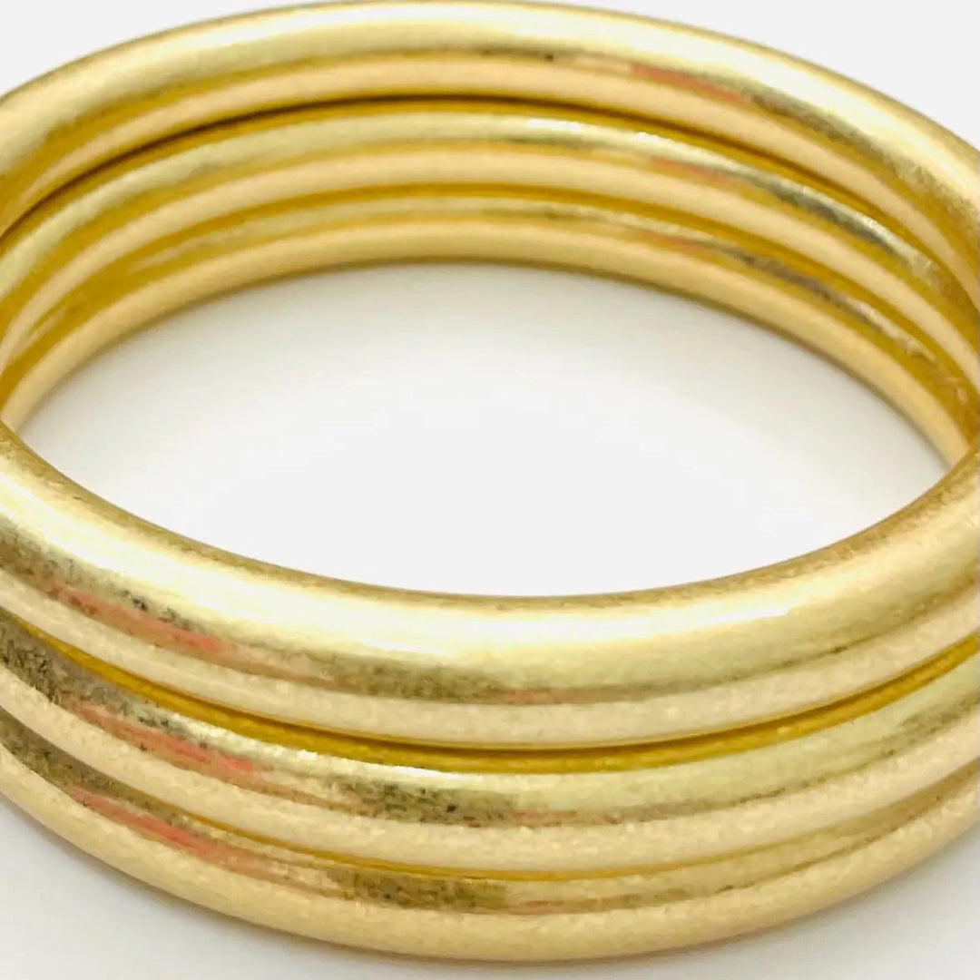 BOLD VINTAGE BANGLES-GOLD