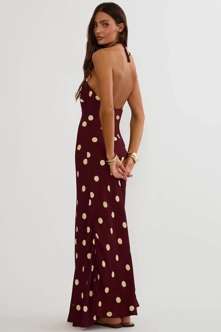 XANDRA DRESS BUTTER BLOSSOM POLKA DOT