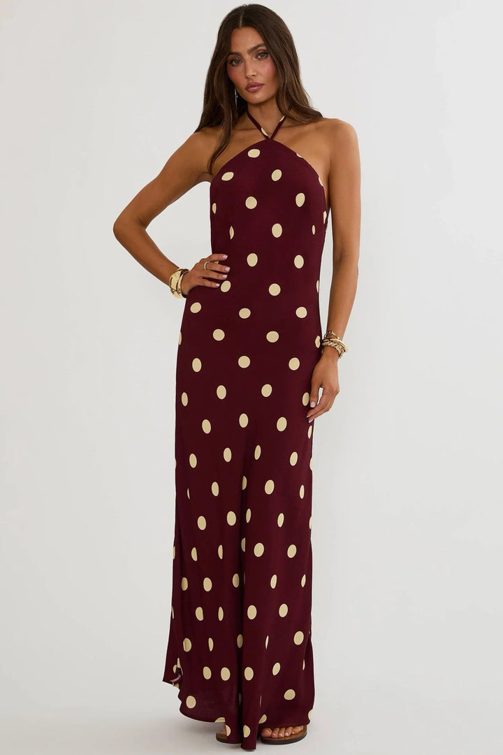 XANDRA DRESS BUTTER BLOSSOM POLKA DOT