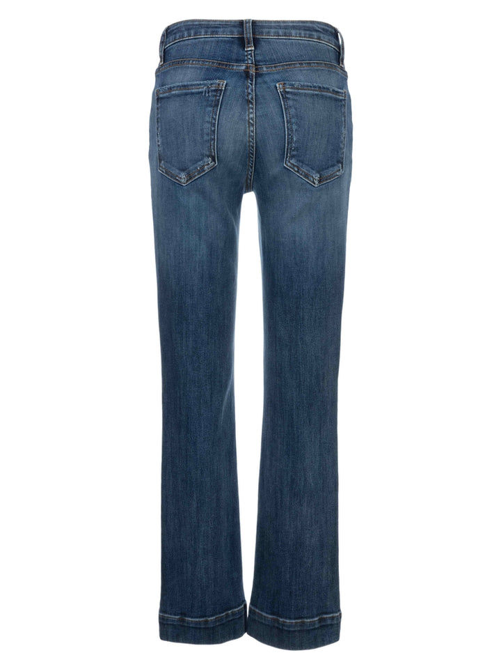 KELSEY HIGH RISE FAB AB ANKLE FLARE WIDE LEG HEM-VIBRANT