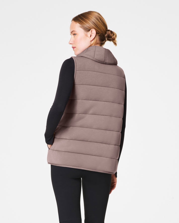 AIRESSENTIALS PUFFY VEST-SMOKE
