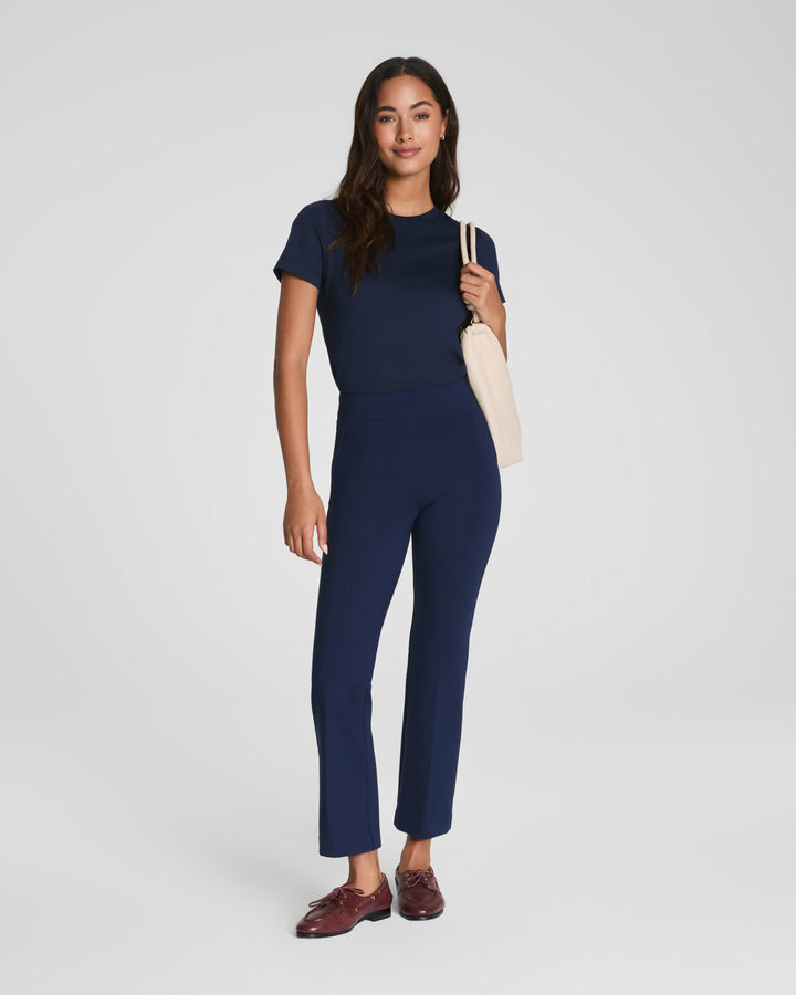 SPANXSUPERSMOOTH PERFECT FIT PONTE KICK FLARE PANT-TIMELESS NAVY