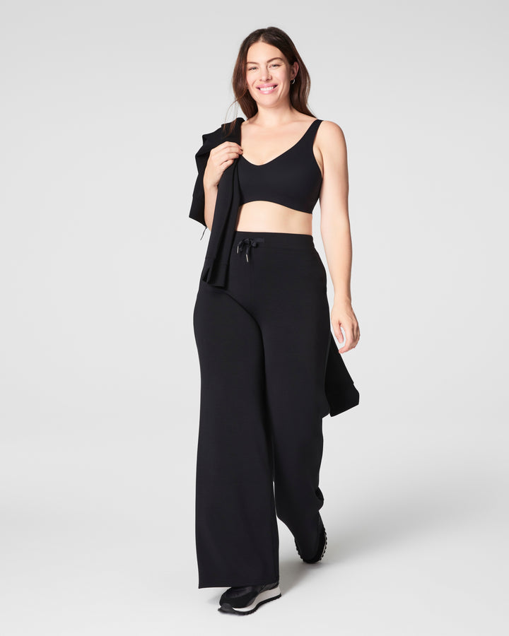 AIRESSENTIALS WIDE LEG PANT-VERY BLACK