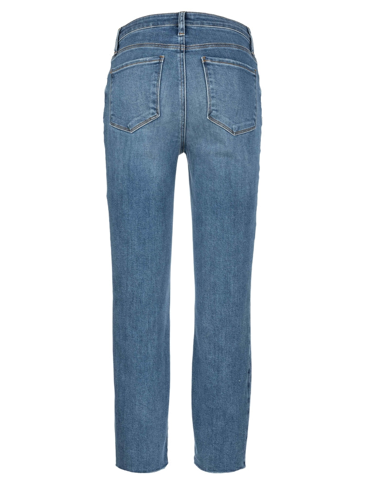 REESE HIGH RISE FAB AB  ANKLE STRAIGHT W RAW HEM-MAJOR