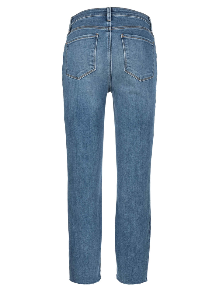 REESE HIGH RISE FAB AB  ANKLE STRAIGHT W RAW HEM-MAJOR