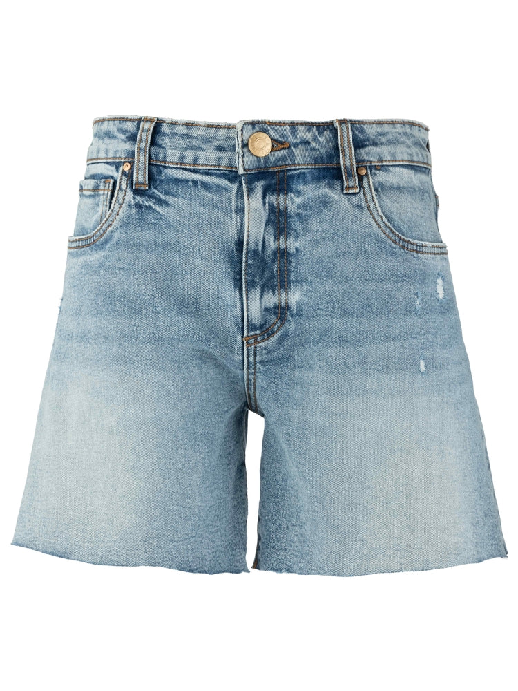 HAILEY HIGH RISE SHORT W RAW HEM-FOCUS