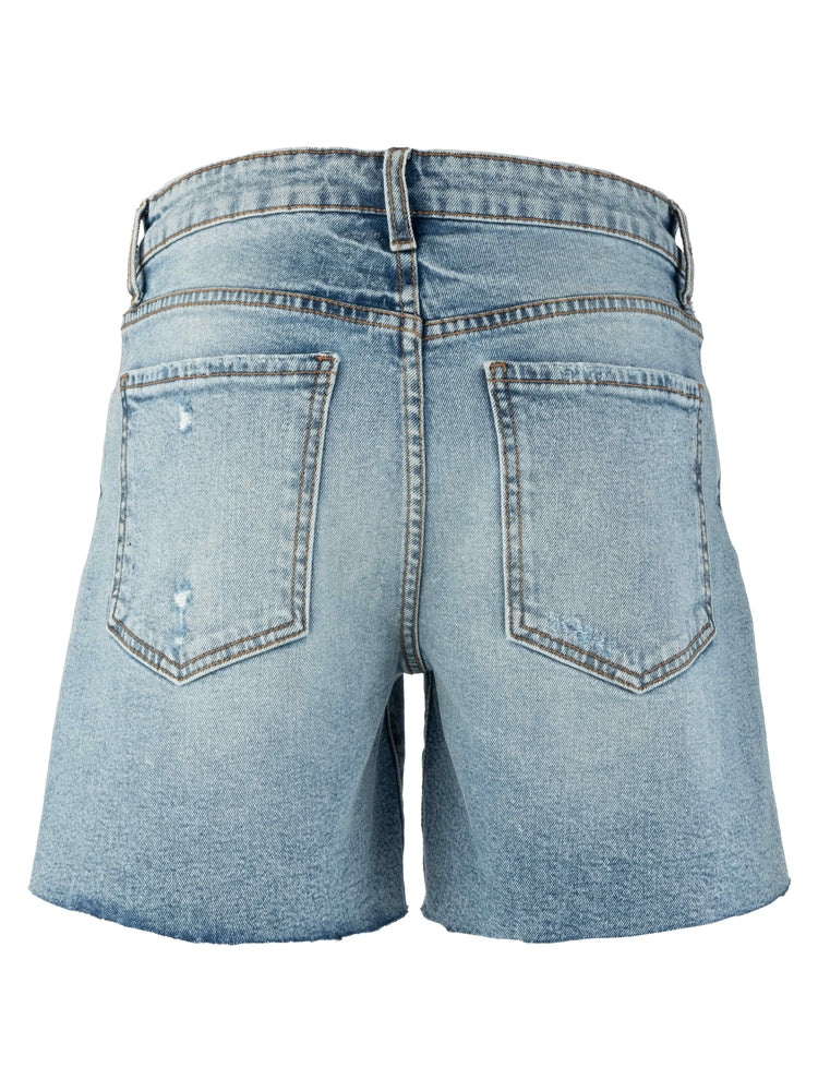 HAILEY HIGH RISE SHORT W RAW HEM-FOCUS