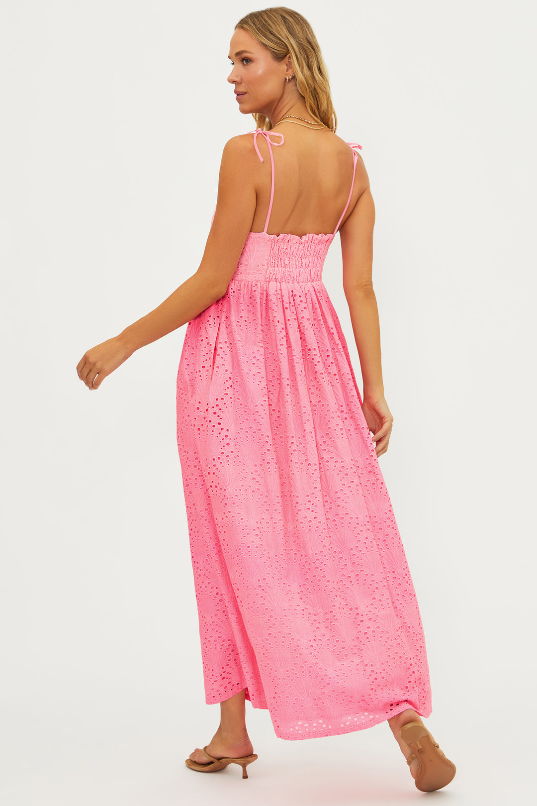 VALORY MAXI DRESS-SEASHELL PINK