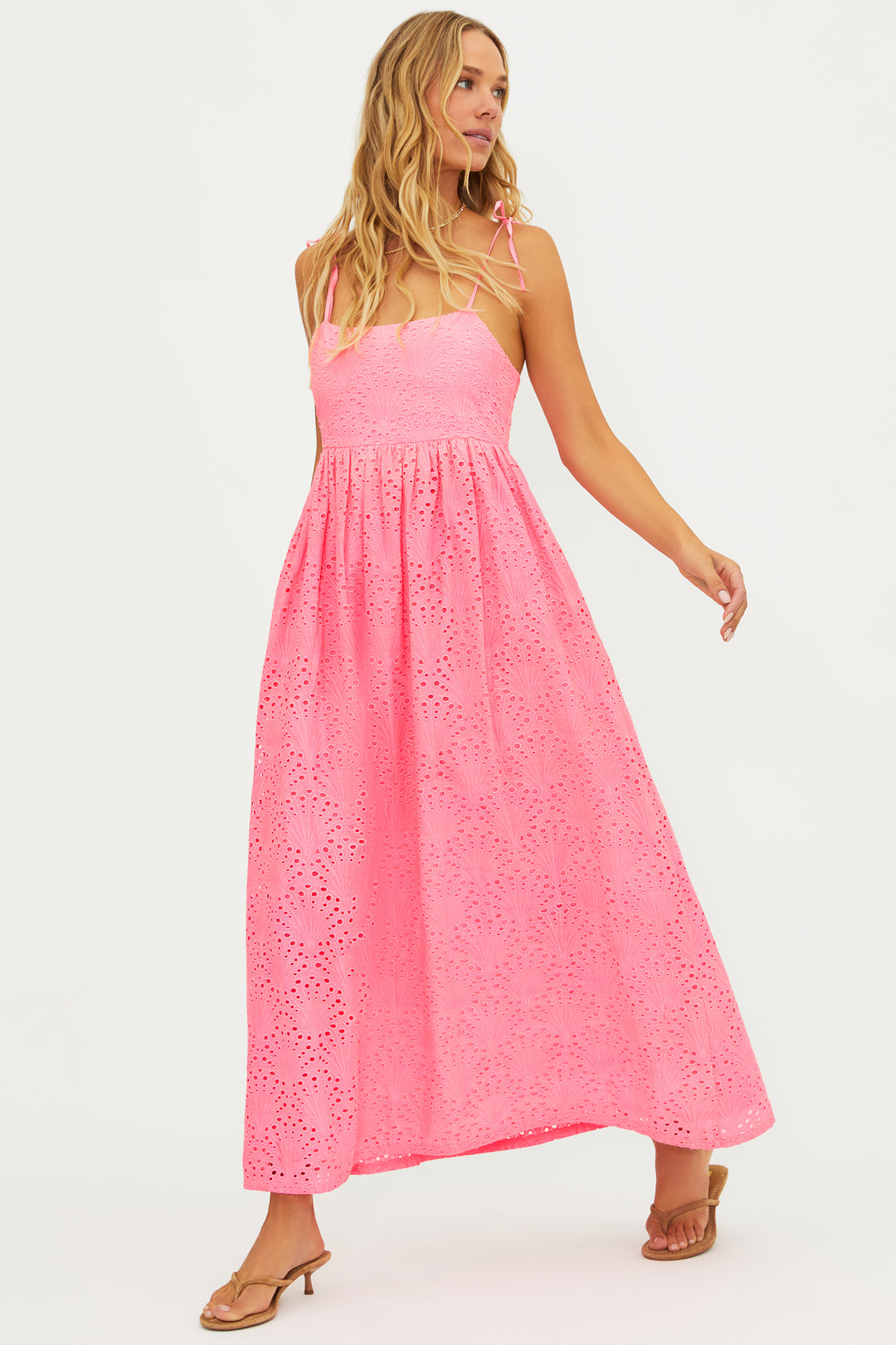 VALORY MAXI DRESS-SEASHELL PINK