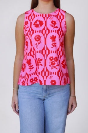 ELLY TANK-PARTERRE FLORAL