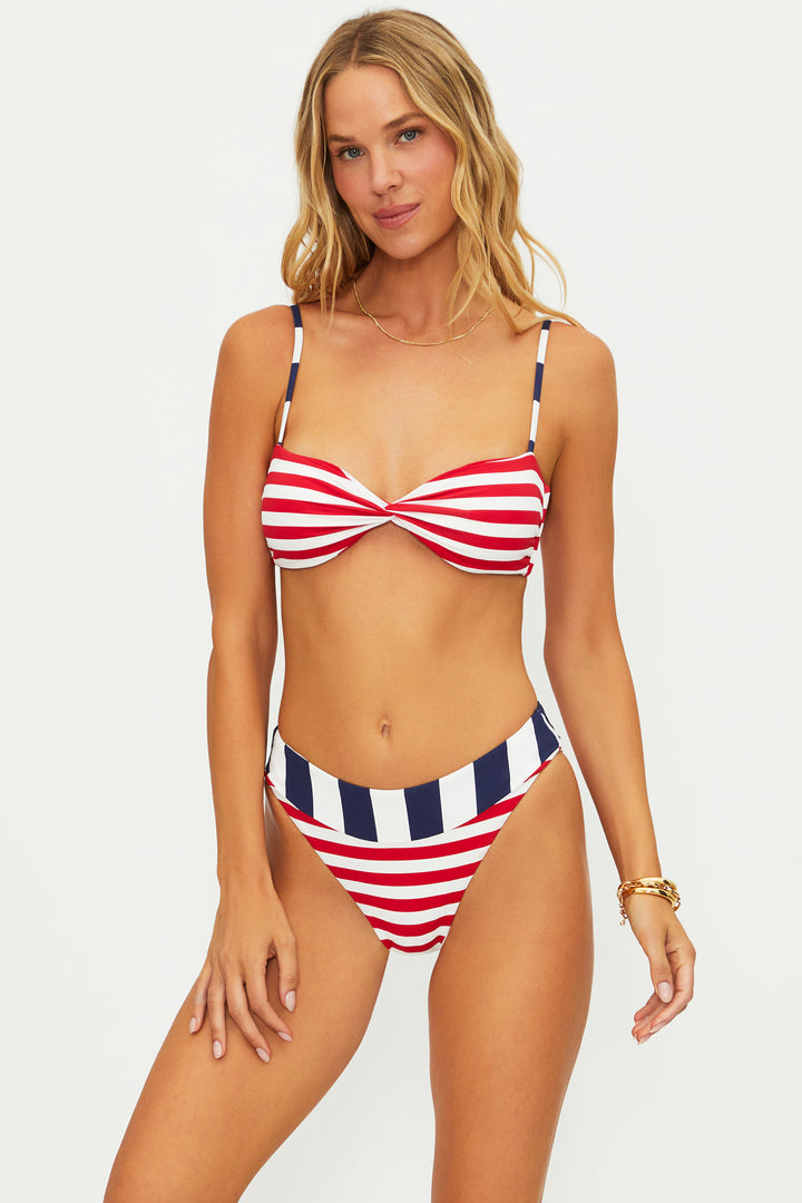 JUNO TOP-STAR SPANGLED STRIPES