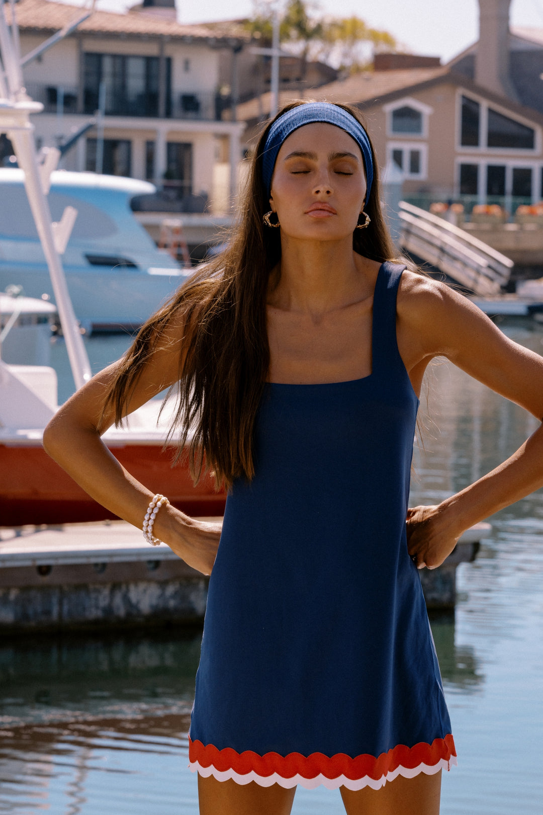 MISCHA DRESS-TWILIGHT FIREWORK COLOR BLOCK
