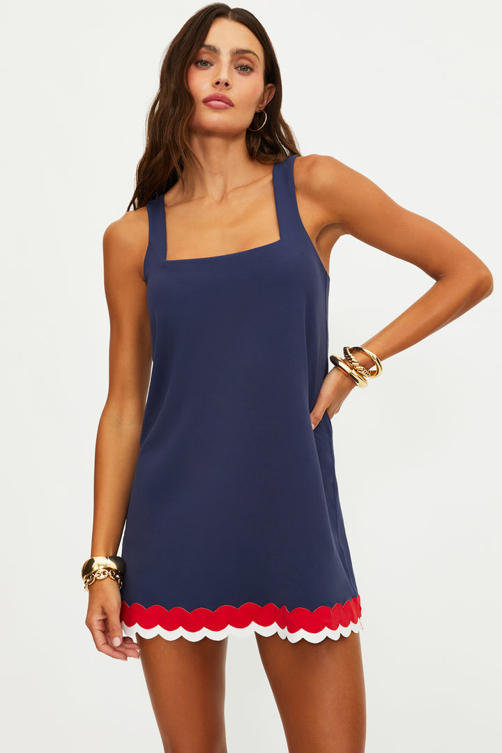MISCHA DRESS-TWILIGHT FIREWORK COLOR BLOCK