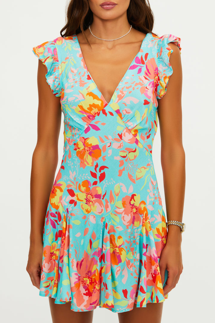 LENNIE DRESS-GULF BLOOM