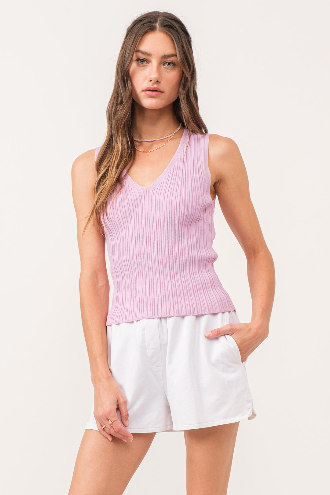 PEONY TANK-HEATHER