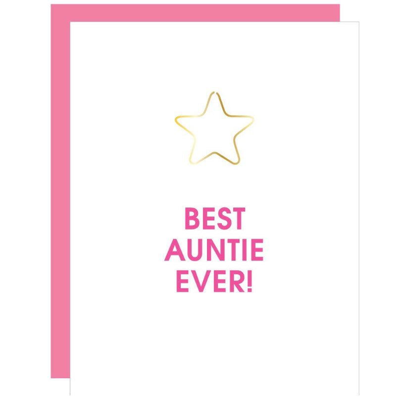 BEST AUNTIE EVER CARD