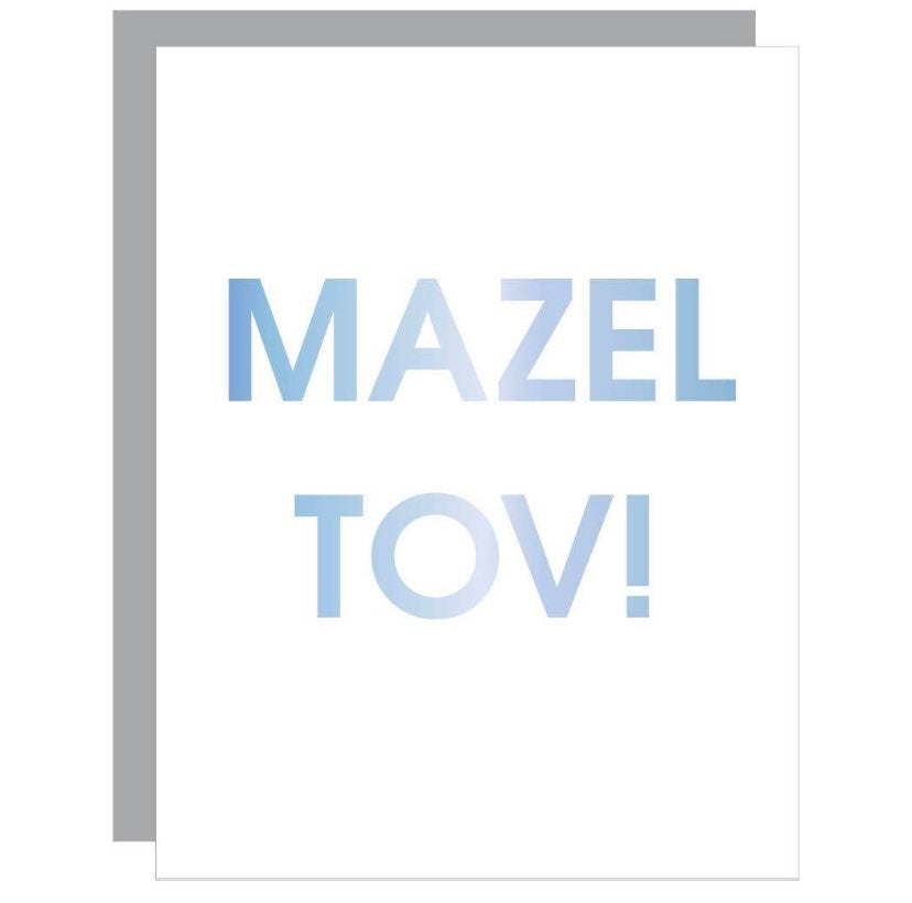 MAZEL TOV CARD