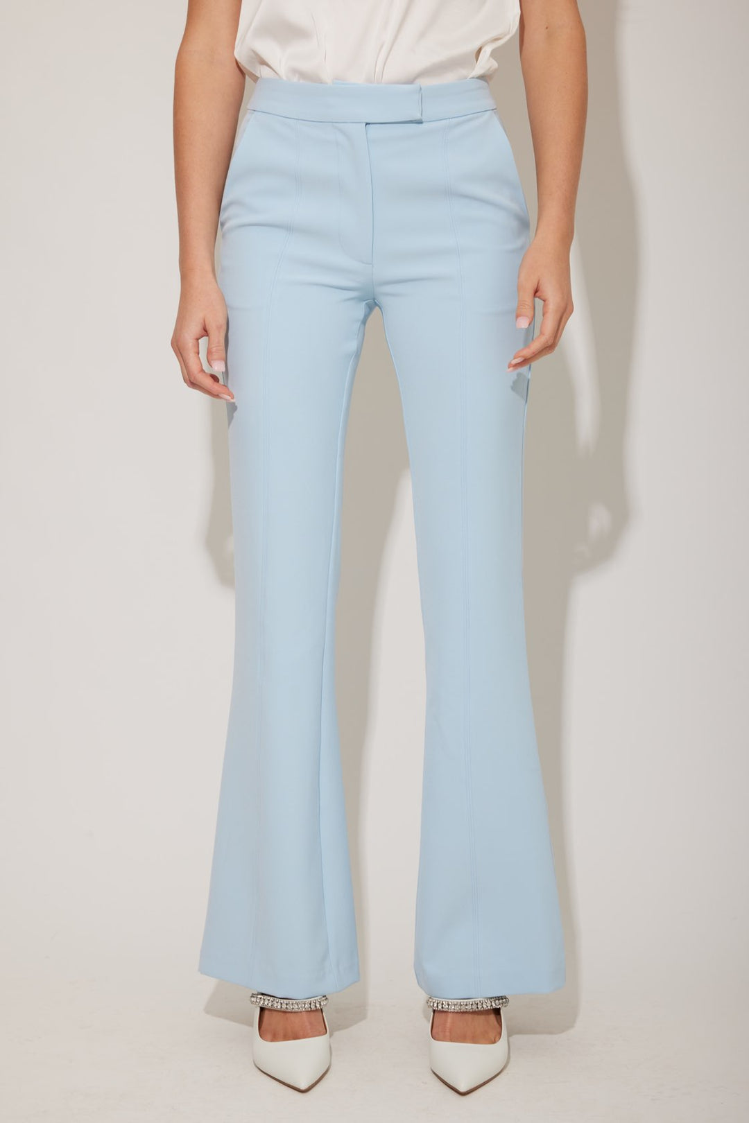 LUCCA CREPE PANT - FRENCH BLUE
