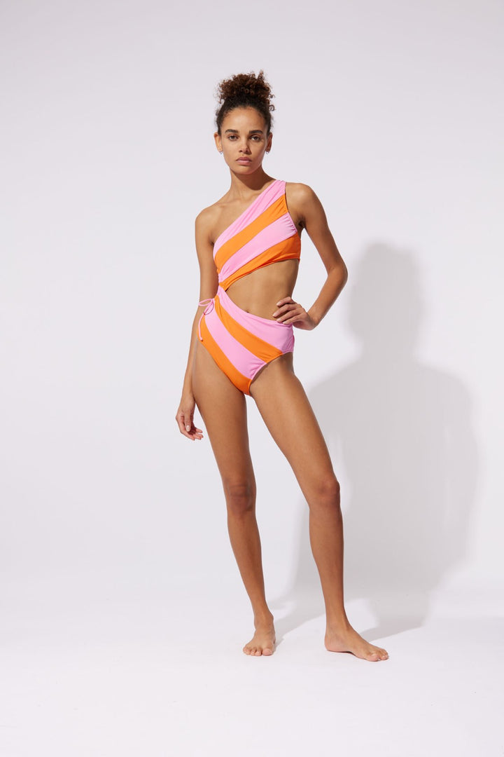 THE RANDALL ONE PIECE - CARNATION PINK/CLEMENTINE