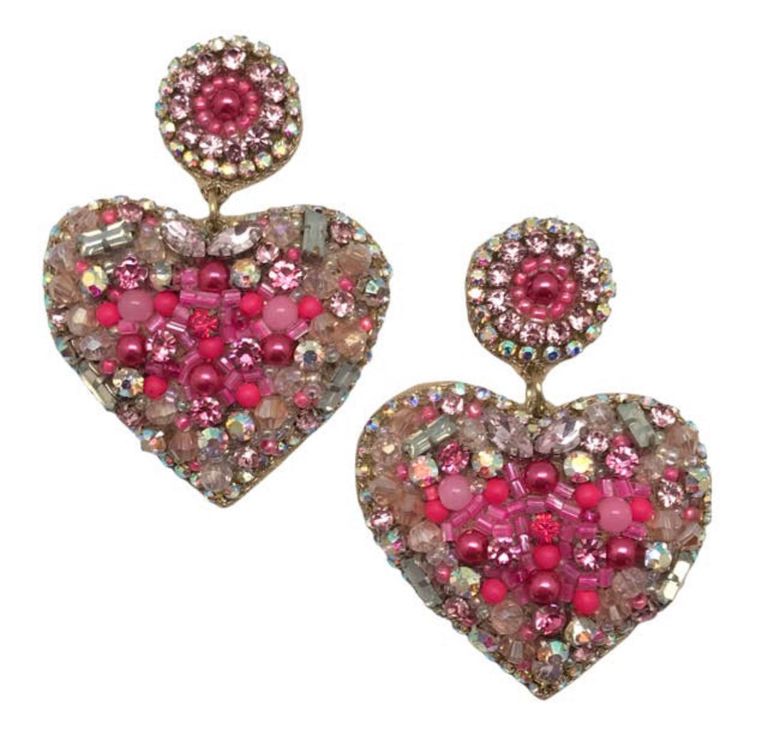 KIT HEART DROP EARRINGS