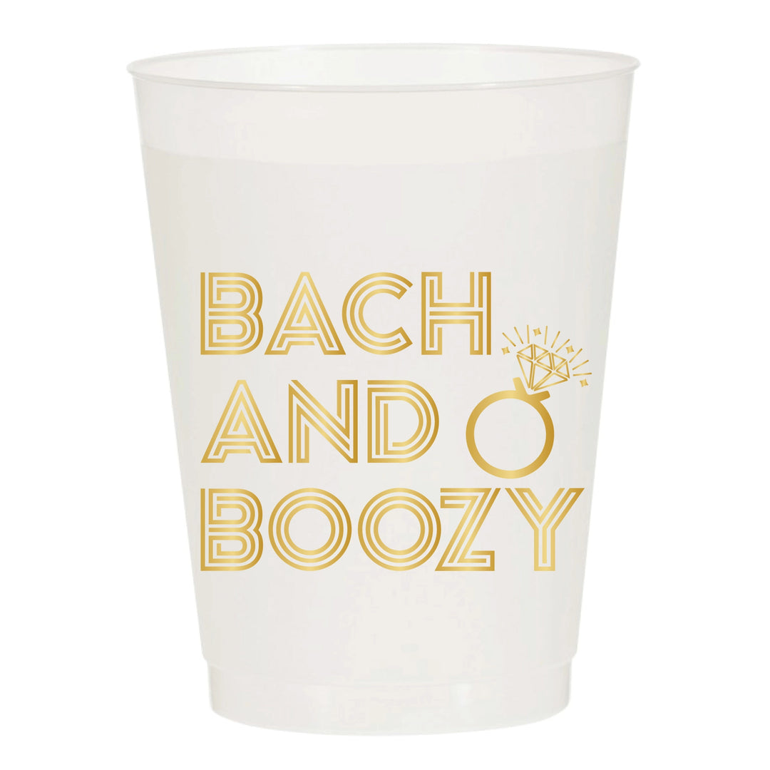 BACH & BOOZY BACHELORETTE CUPS- SET OF 10
