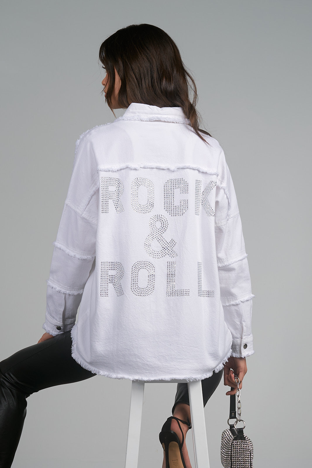 ROCK & ROLL DALLAS JACKET - WINTER WHITE