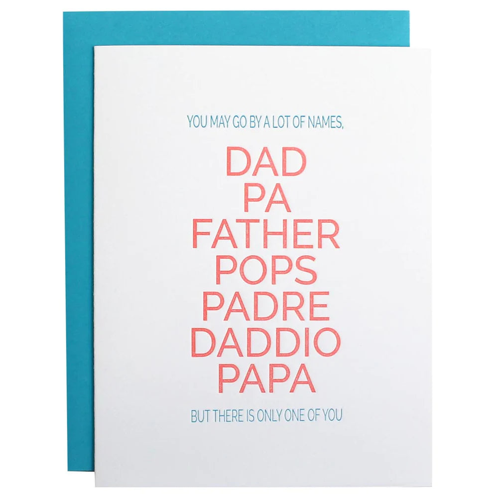 FATHER BY MANY NAMES CARD