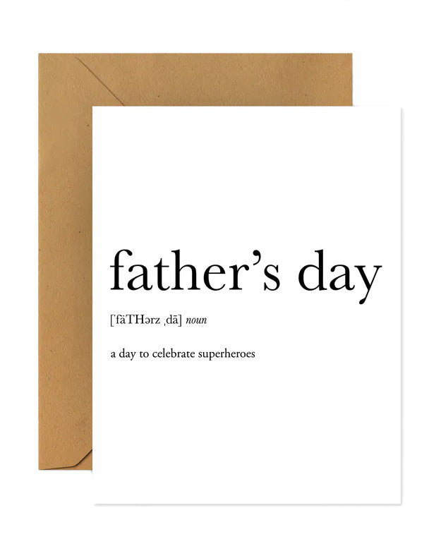 FATHER'S DAY DEFINITION CARD
