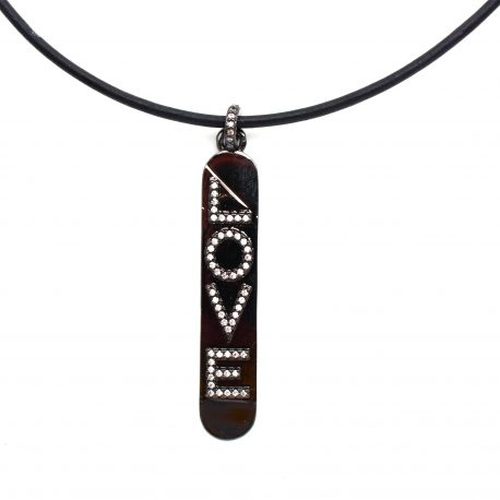 LOVE DOG TAG NECKLACE