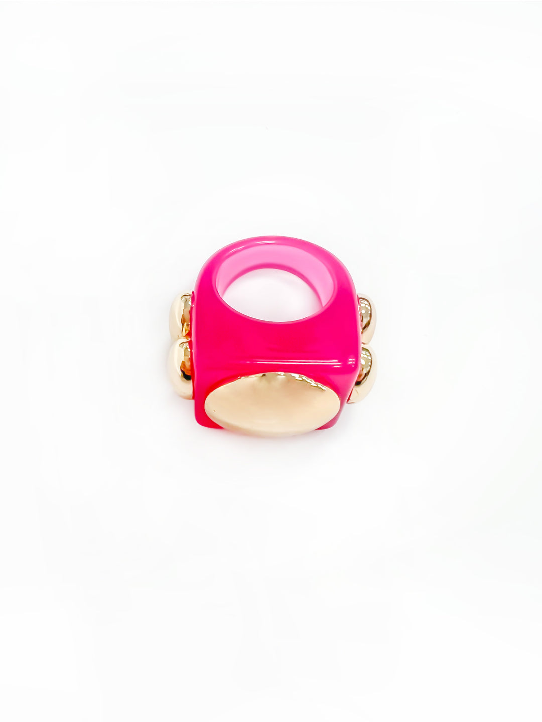 CLASSIC QUEEN RING- ELECTRIC PINK