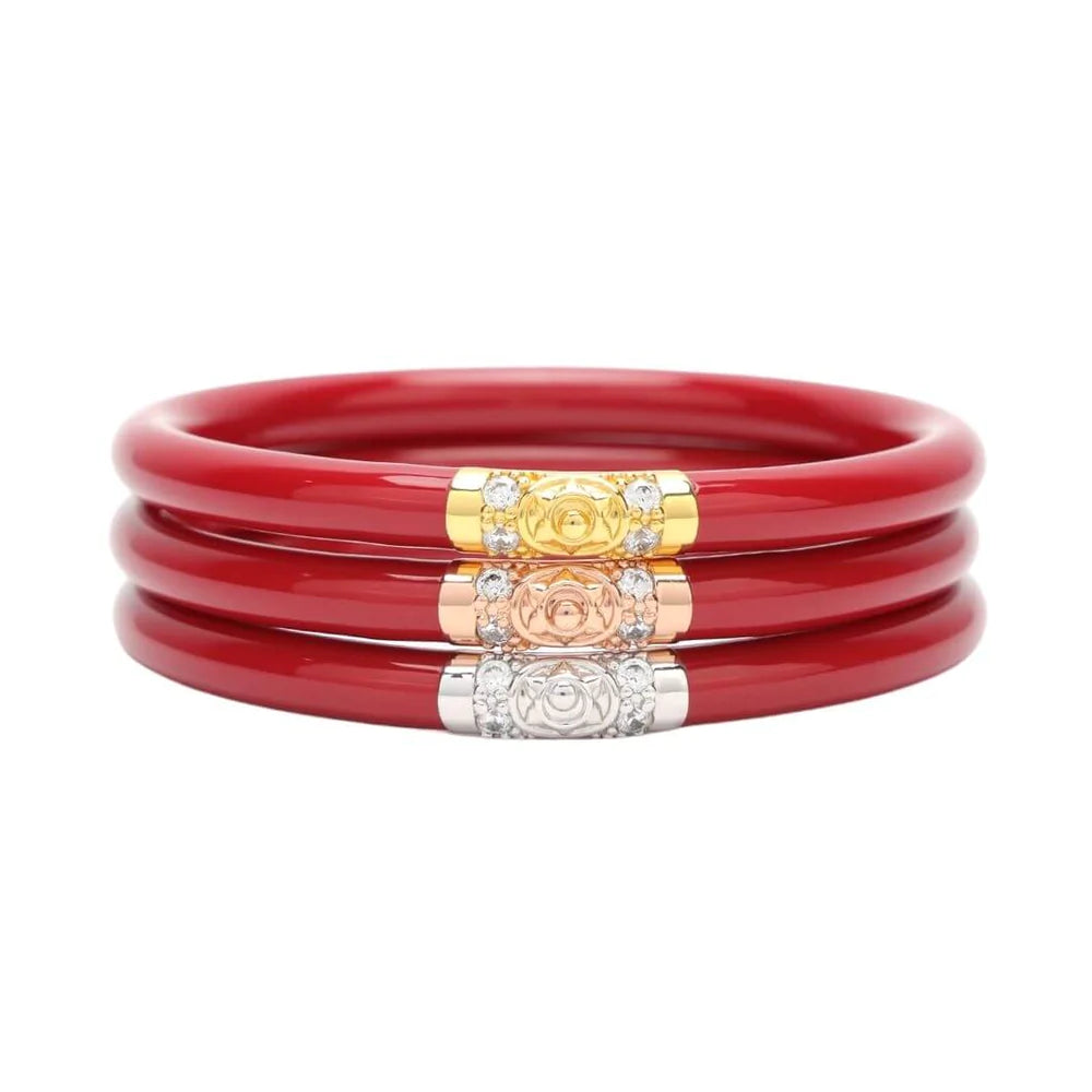 THREE KINGS ALL WEATHER BANGLE - RED