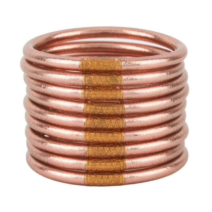 ALL WEATHER BANGLES- ROSE GOLD