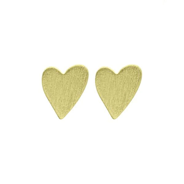 AMORES STUD EARRINGS - 18K GOLD PLATED